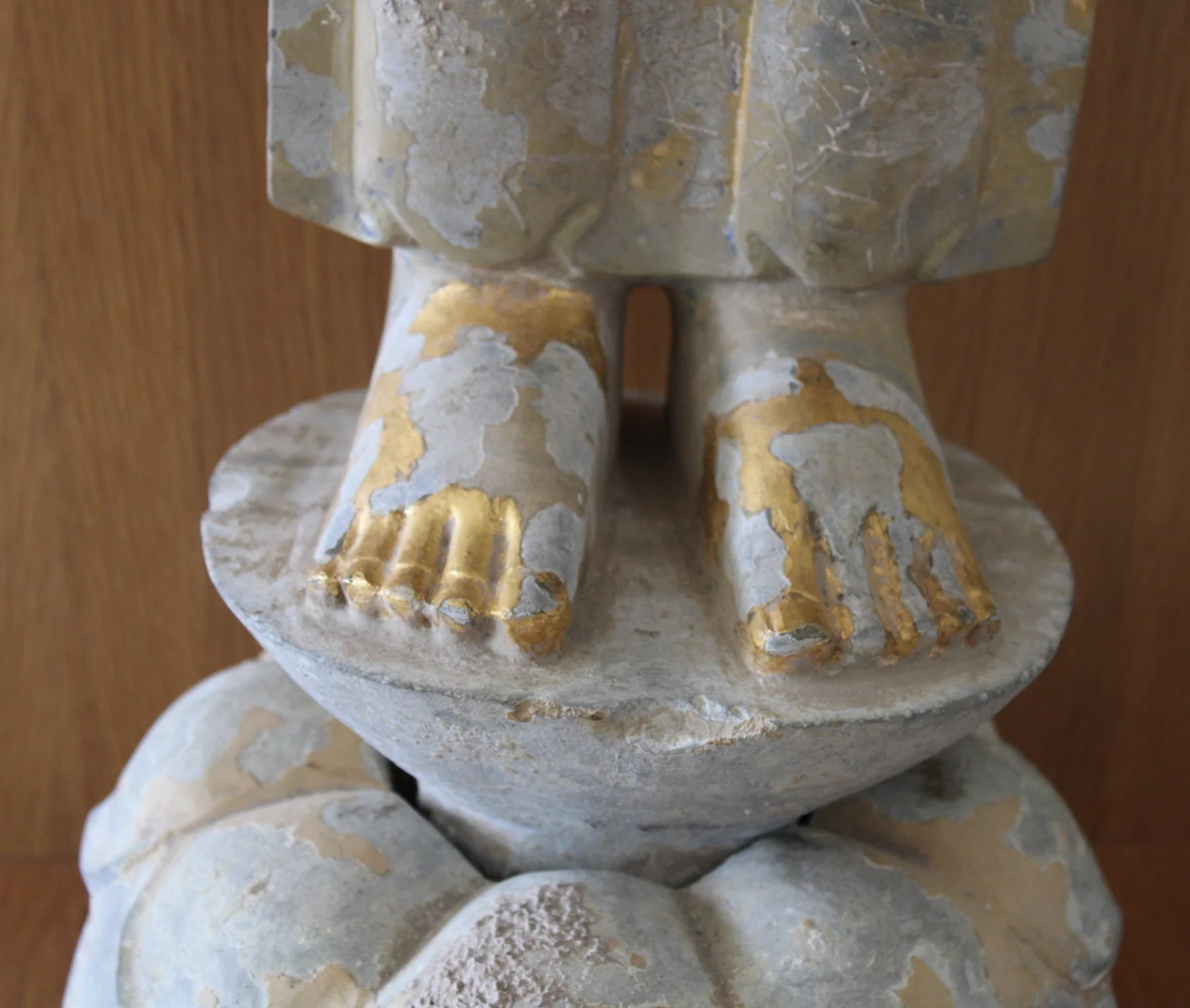 Buda y Bodhisattva en Piedra Tallada