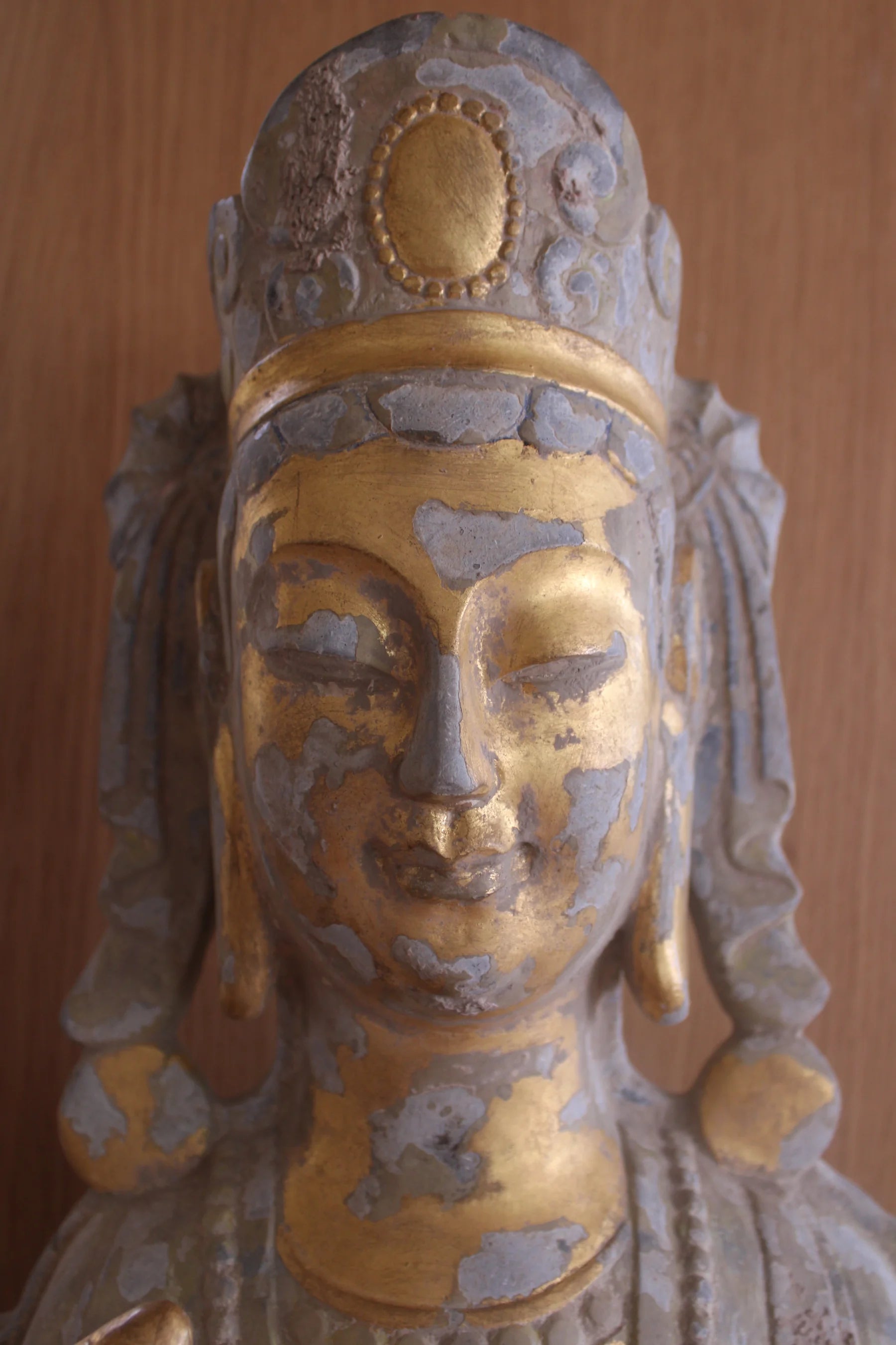 Buda y Bodhisattva en Piedra Tallada