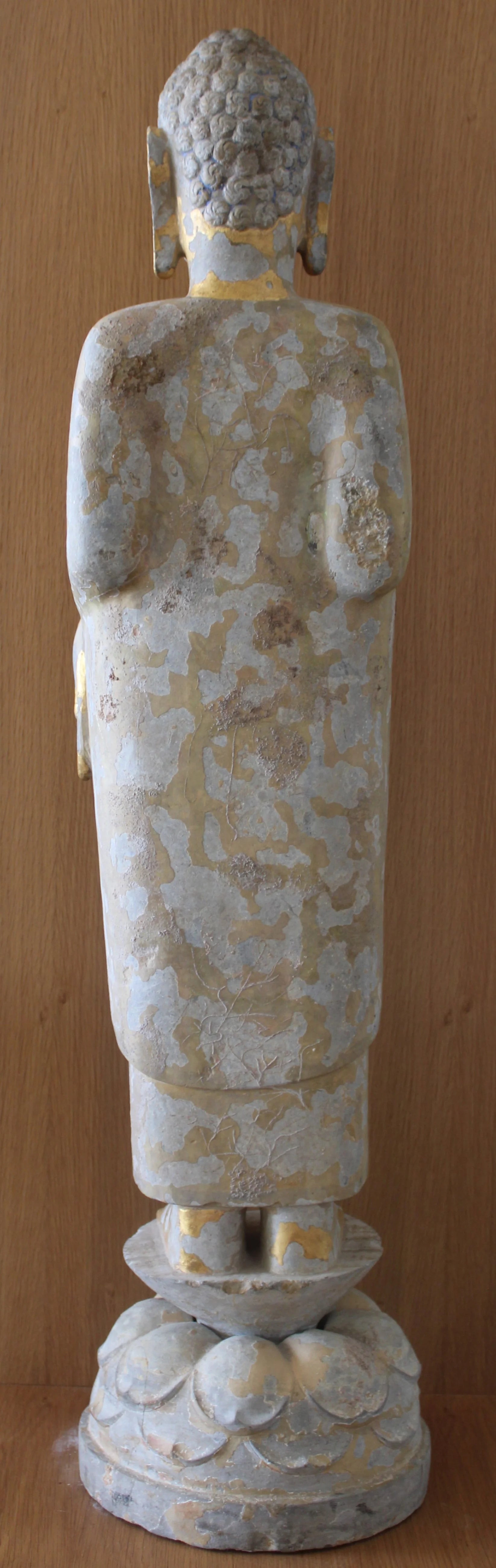 Buda y Bodhisattva en Piedra Tallada
