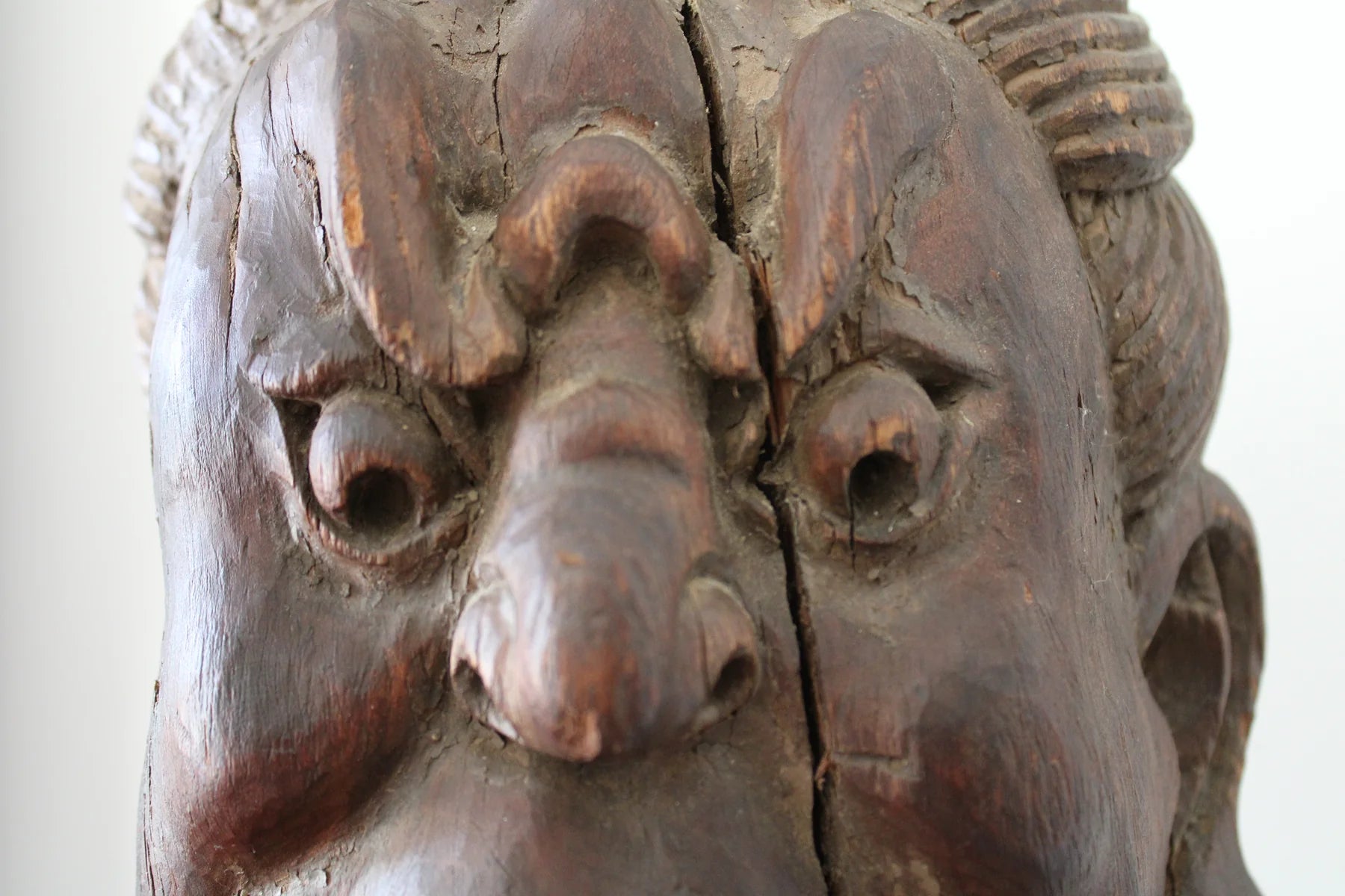 Cabeza de Lokapala de la Dinastía Tang
