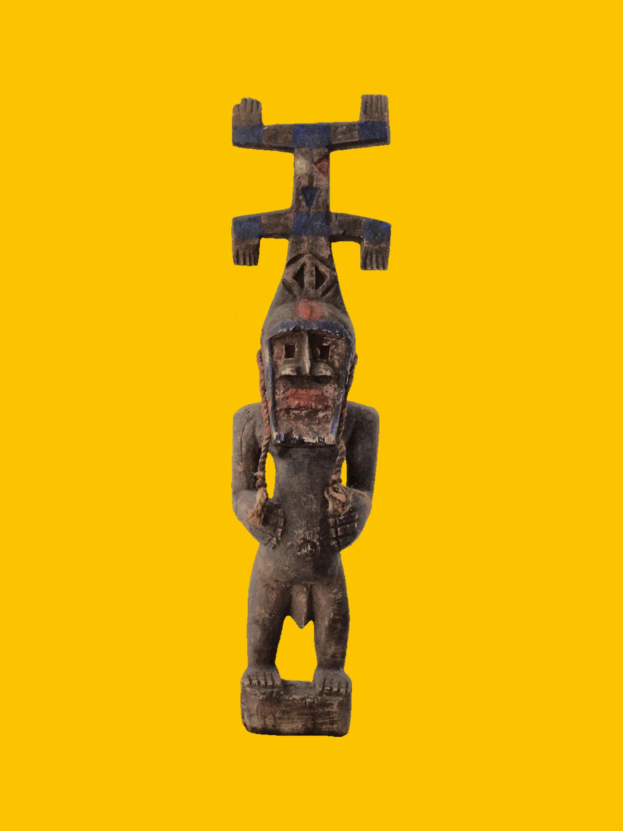 Figura Dogón con Máscara Kanaga