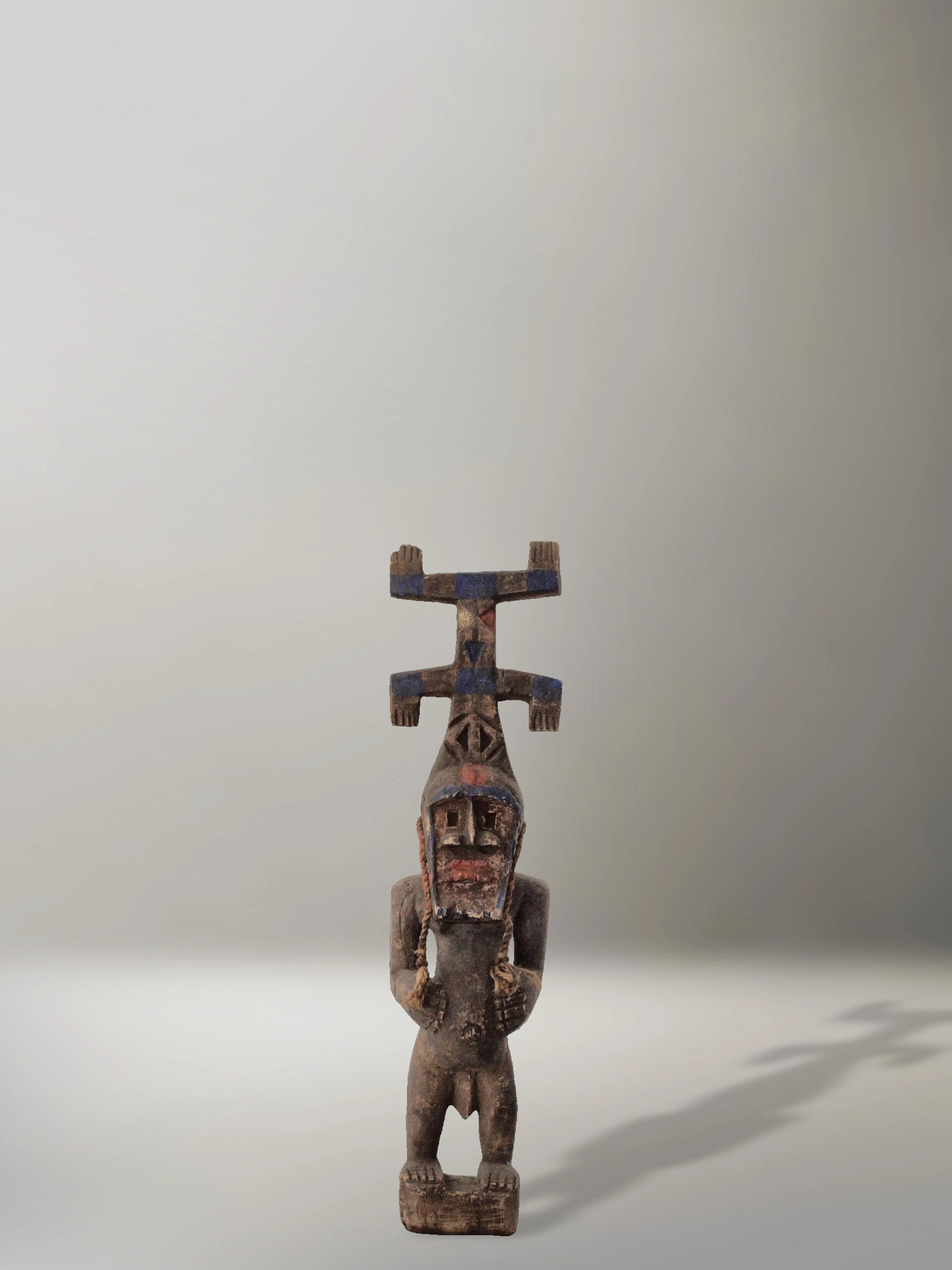 Figura Dogón con Máscara Kanaga